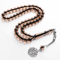 Bracelet de prière islamique traditionnel 51 perles Tasbih pour femme, en bakélite, cadeau de prière, pendentifs et breloques tendance