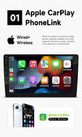 Autoradio Android double DIN BQCC 7" 9" 10" OEM GPS WIFI RDS AM Carplay pour Honda/Nissan/Ford/Mazda/Hyundai/VW/KIA