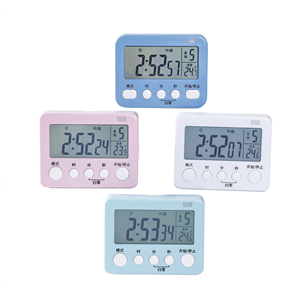 Reloj Despertador Digital con Pantalla LCD, Sensor de Temperatura, Función de Cuenta Regresiva y Temporizador - Product Image 2