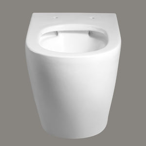 El más nuevo baño de color blanco montado en el suelo de cerámica china WC porcelana p-trap inodoro <span class=keywords><strong>flotante</strong></span> de una pieza - Product Image 2