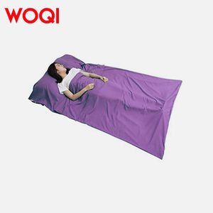 Forro de saco de dormir tipo sobre Woqi, de poliéster transpirable, para viajes, camping, hotel, uso doméstico, tamaño adulto. - Product Image 3