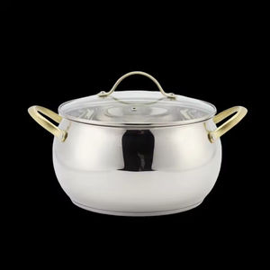 Factory Wholesale Delicate Appearance <b>Multi</b> <b>Function</b> Shape Cookware Stainless Steel Casserole Set Soup & Stock Pots With Lids - Product Image 3