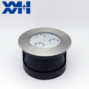 Lumière <span class=keywords><strong>LED</strong></span> encastrée au sol pour paysage, étanche IP68, en acier inoxydable, RGB blanc chaud, 12V, dimmable - Product Image 1