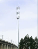 Tengyang – Nouvelle tour de télécommunication monopode autoportante en acier Q345, hauteur 10m-60m, certifiée ISO9001/TIA-222-G, de Hebei