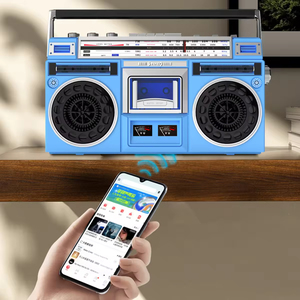 Máy Thu Radio FM AM SW, máy nghe băng cassette cầm tay cổ điển, máy nghe nhạc đa chức năng <span class=keywords><strong>USB</strong></span> BT, Máy ghi âm hoài cổ - Product Image 6