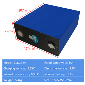 CATL Grade a Prismatic <b>Battery</b> Cell 3.2V 314Ah 280Ah Lithium Ion <b>Battery</b> for Solar Energy Storage Off-Grid System - Product Image 2