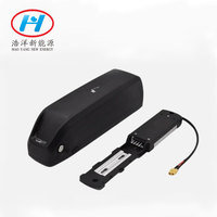 Batterie Li-ion 48V 15Ah pour Vélo Électrique, Intégrée au Cadre avec Verrouillage par Clé et Affichage LED, Amovible, pour Conversion de Vélo