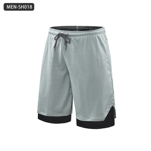 Dropshipping Short de course à pied personnalisé 2 en 1 pour hommes, respirant, léger, pour entraînement de gymnastique, short de sport à séchage rapide avec boucle pour serviette - Product Image 5