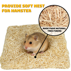 แผ่นรองนอนสำหรับแฮมสเตอร์ทำจากเส้นใยไม้ธรรมชาติ ตัดได้ เป็นมิตรกับสิ่งแวดล้อม - ขายส่งจากโรงงาน ที่นอนสัตว์เลี้ยงขนาดเล็ก - Product Image 5