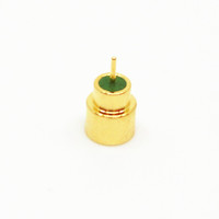 Conector Coaxial RF Macho Recto con Sello Hermético Chapado en Oro, Tipo Blind Mate, 50 Mini SMP