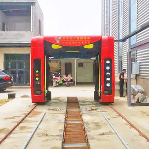 Sistema di copertura completa a 5 spazzole in acciaio elettrico con funzione lucida e a secco macchina automatica per autolavaggio - Product Image 1