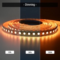 Bande lumineuse LED SMD5050 RGBW, étanche, personnalisable, longueur sur mesure, flexible, à intensité variable, pour éclairage décoratif