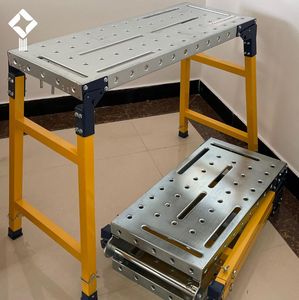 Easy Storage 500kg Folding <b>Step</b> Stool Portable Work Bench Safety Work <b>Platform</b> Industrial Use Scaffold - Product Image 4