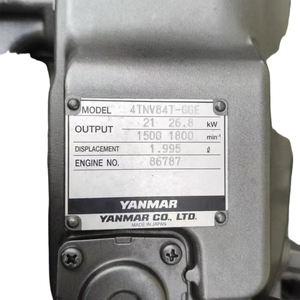 เครื่องยนต์รถขุด 4TNV84T-GGE เครื่องยนต์ทดแทนที่ทนทานสำหรับเครื่องจักรก่อสร้าง ประสิทธิภาพที่เชื่อถือได้ - Product Image 4