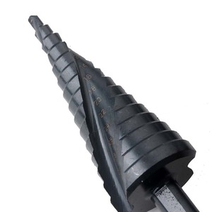 Double-rider Hardware <b>Step</b> <b>Drill</b> Bit 32mm Black Oxide Triangular Shank Metal Drilling Set - Product Image 1