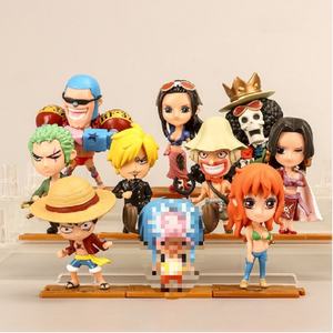 3D muñeca <span class=keywords><strong>Anime</strong></span> dibujos animados seathief <span class=keywords><strong>Luffy</strong></span> piezas conjuntos figuras de acción accesorios personalizados PVC Juguetes Coche decoración figura de acción regalos - Product Image 1