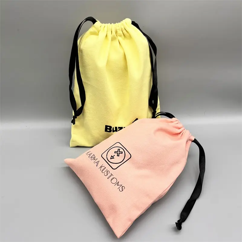 Fábrica Baixo Moq Atacado Personalizado Impressão Bolsa Sapato Poeira Drawstring Bag Embalagem De Algodão Desenhar String Dust Bags