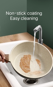 Domestico uova fritte senza fumo non-stick padella bistecca padella induzione fornello di cottura <span class=keywords><strong>pietra</strong></span> medica non-stick pan - Product Image 2