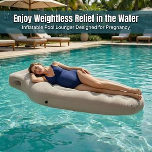 Colchón de Aire Inflable Portátil Multifuncional de PVC con Flocado, Modelo Cóncavo, para Yoga y Maternidad, Personalizable - Product Image 2