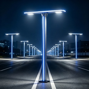 เสาไฟ LED สำหรับตกแต่งภูมิทัศน์ระดับไฮเอนด์ ผลิตตามสั่งจากโรงงาน กันน้ำระดับ P65 ทำจากอะลูมิเนียม เหมาะสำหรับพื้นที่ชุมชนและไฟถนนเชิงพาณิชย์ - Product Image 5