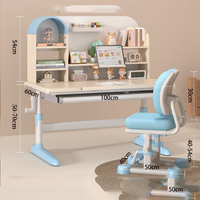 Bureau et chaise d'étude confortables pour enfants, design ergonomique moderne pour l'apprentissage et la détente - pour le bureau à domicile ou la chambre