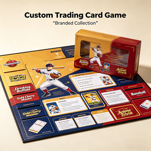 <span class=keywords><strong>Jeu</strong></span> de cartes à collectionner personnalisé avec impression de marque, sur le thème de Buffalo Gold Cherry Master Baseball Anime Trivia, avec <span class=keywords><strong>bo</strong></span>îte - Product Image 2
