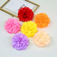 Fleur artificielle de chrysanthème, fleur de souci en soie, têtes de fleurs pour couronnes DIY, accessoires pour le Jour des Morts, décoration pour le Memorial Day