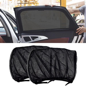 Paquete de 2 Parasoles <span class=keywords><strong>para</strong></span> Auto y SUV, Cortinas de Malla Transpirable y Elástica, Parasol <span class=keywords><strong>para</strong></span> Ventana Lateral Trasera del Auto - Product Image 2