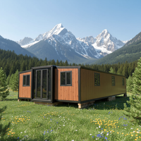 Maison préfabriquée en conteneur Zhanshun ZS001 Kant En Klaar, 3 chambres, maison en conteneur à Porto Rico, maison en conteneur pliable, 20 pieds