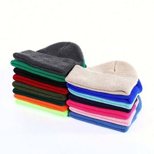 Classic Unisex Warm Winter Hat Acrylic Knit Cuff Beanie Cap for Daily Use for Cycling Fishing Beach Plaid Pattern - Product Image 1