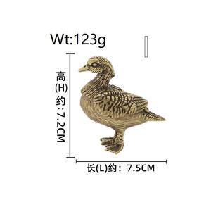 Ornement de canard mandarin en laiton coulé de style vintage, <span class=keywords><strong>symbole</strong></span> de harmonie conjugale et d'amour, parfait pour les mariages - Product Image 6