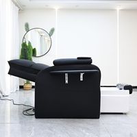 Sillón de Pedicura Moderno de Lujo 2026 con Sistema de Chorro sin Tuberías e Iluminación LED - Sofá Ergonómico para Spa de Pies para Salón de Uñas y Centro Médico