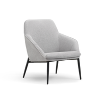 Fauteuil en tissu minimaliste de style nordique Centre d'affaires commercial Négociation et réception Chaises de loisirs