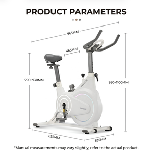 Vélo <span class=keywords><strong>de</strong></span> spinning à résistance magnétique silencieuse, vélo d'exercice d'intérieur pour la maison, vélo stationnaire professionnel avec moniteur <span class=keywords><strong>de</strong></span> fréquence cardiaque - Product Image 3