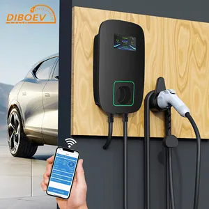 Diboev Home pengisi daya EVSE EV tipe 1/2 GB/T AC EV Level 2 pengisian daya Fsat EVSE EV stasiun pengisian daya