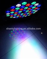 Projecteur LED PAR 54 x 3W RGBW avec contrôle DMX512 et indice de protection IP33 pour éclairage de scène de club, discothèque, DJ, bar