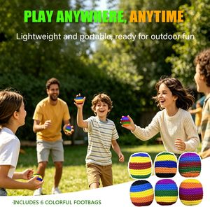 Juego de Pelotas de Ganchillo Hechas a Mano, Coloridas Pelotas de Ganchillo para Adultos y Niños, para Hacer Malabares - Product Image 5