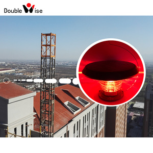 ราคาผู้ผลิตระบบไฟเตือนการบินแบบเสาความเข้มปานกลางพลังงานแสงอาทิตย์ ป้องกันนก - Product Image 3