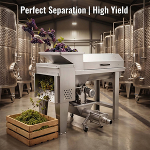 HN QDMECH Distemperatrice e Sbucciatrice Automatica Professionale per Vigneti e Cantine, Macchina Commerciale per <span class=keywords><strong>la</strong></span> Frantumazione delle Uve - Product Image 3