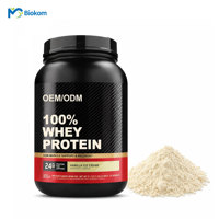 BioKom Promotion Spéciale : Complément de Protéine de Lactosérum Optimum Nutrition avec Calcium et Potassium