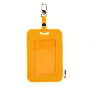 Nouveau porte-badge en feutre pour cartes de crédit, badges d'employés et certificats officiels avec cordon - Product Image 3