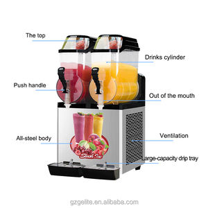 Alta Calidad Precio Barato Comercial Hogar Slash <span class=keywords><strong>Machine</strong></span> <span class=keywords><strong>Slush</strong></span> Granita <span class=keywords><strong>Machine</strong></span> PARA LA Venta - Product Image 5