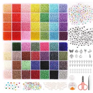 Factory <b>Direct</b> Sales Hot Selling 16800 2Mm <b>Beads</b> Seed Bean Puzzle Fun Children Diy Handmade Jewelry Rice Glass <b>Bead</b> Set Box - Product Image 5