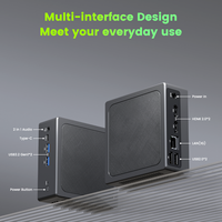 Mini PC Intel de 12.ª Generación 2025, N100, Doble LAN Gigabit, Mini Computadora para Juegos, Oficina en Casa, Router, Windows 11 Pro, Escritorio Pequeño