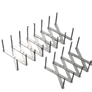 Estante multifuncional de almacenamiento de platos de acero inoxidable, estante de goteo ajustable extensible para cocinar al vapor para islas y carros de cocina - Product Image 3