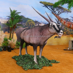 Modèle d'antilope animatronique réaliste grandeur nature, peint à la main, en silicone et métal, pour affichage intérieur dans les restaurants, centres commerciaux et espaces jungle. - Product Image 5