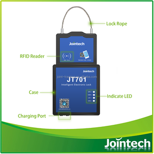 Inteligente sello electrónico JT701 para contenedor <span class=keywords><strong>de</strong></span> carga, transporte y gestión - Product Image 2