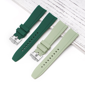 <span class=keywords><strong>Bracelet</strong></span> de montre incurvé de 22 mm pour <span class=keywords><strong>Swatch</strong></span> X Blancpain, bracelets de montre en silicone imperméables pour <span class=keywords><strong>bracelet</strong></span> Rolex - Product Image 3