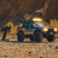 FMS 1:10 FCX10 LC80 RS Brushed Metal Land Crawler 2.4G Voiture électrique tout-terrain d'escalade avec chargeur inclus
