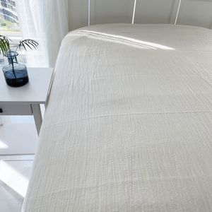 Set di Biancheria da Letto in Cotone Mussolina 100% Lavato con Sensazione Simile al Lino, Certificato Oeko-Tex e Adatto per Chi Soffre di Allergie - Product Image 5